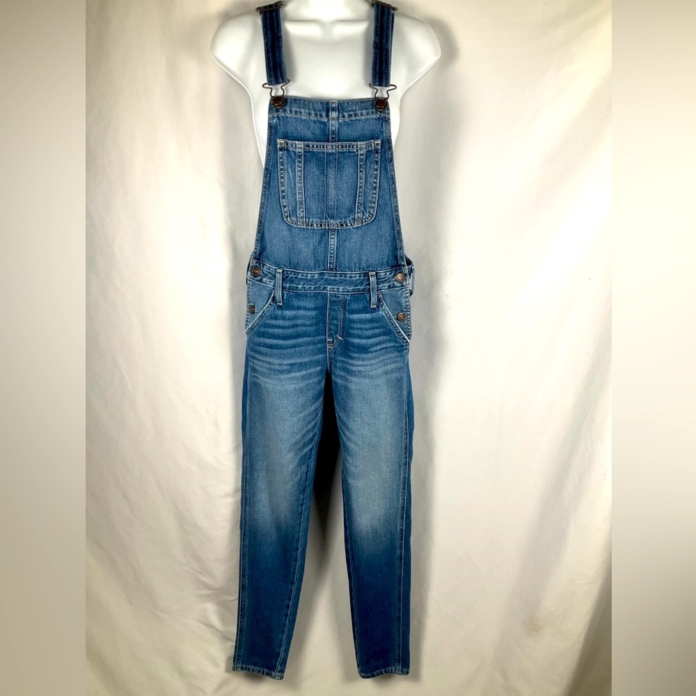 Abercrombie & Fitch Women’s Size XS Denim Overalls Tapered Leg
